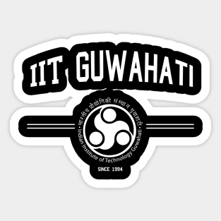 IIT Guwahati Alumini Alma Mater Indian Desi Design Sticker